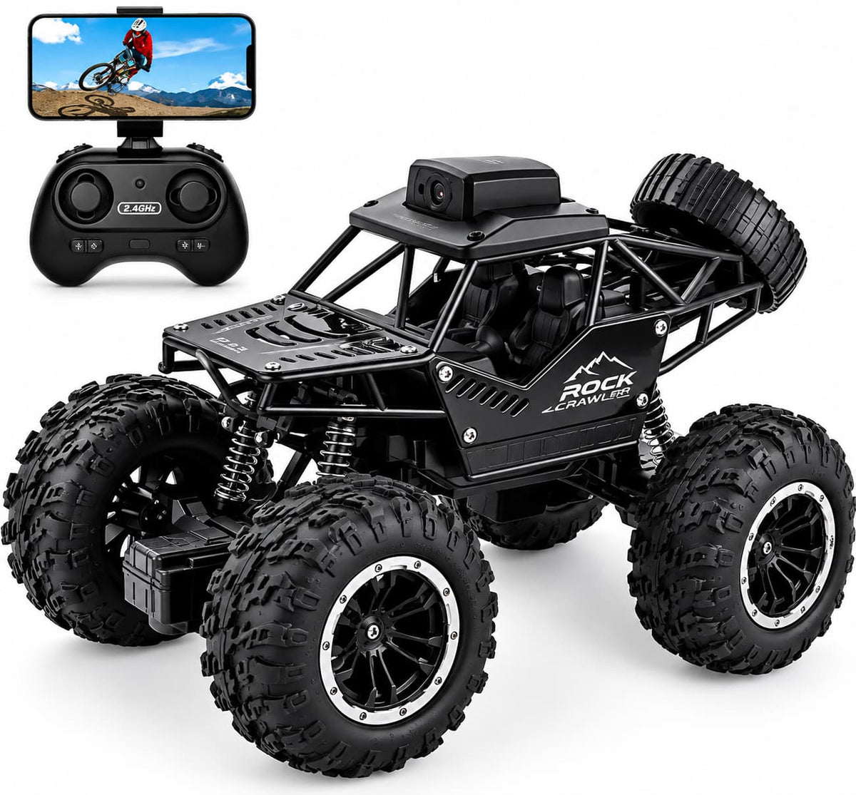 Carro Control Remoto 4x4 Con Camara Hd