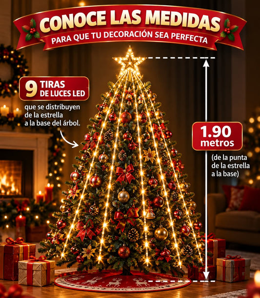 Luces de  Estrella Cascada Premium®