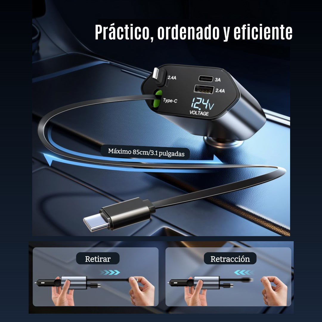 Cargador Carro 4 En 1 PowerDrive®