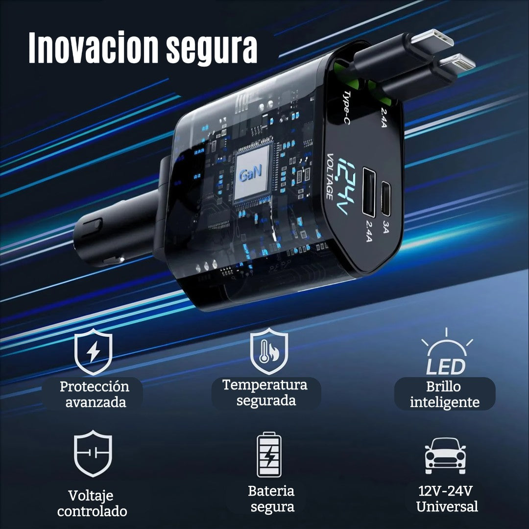 Cargador Carro 4 En 1 PowerDrive®