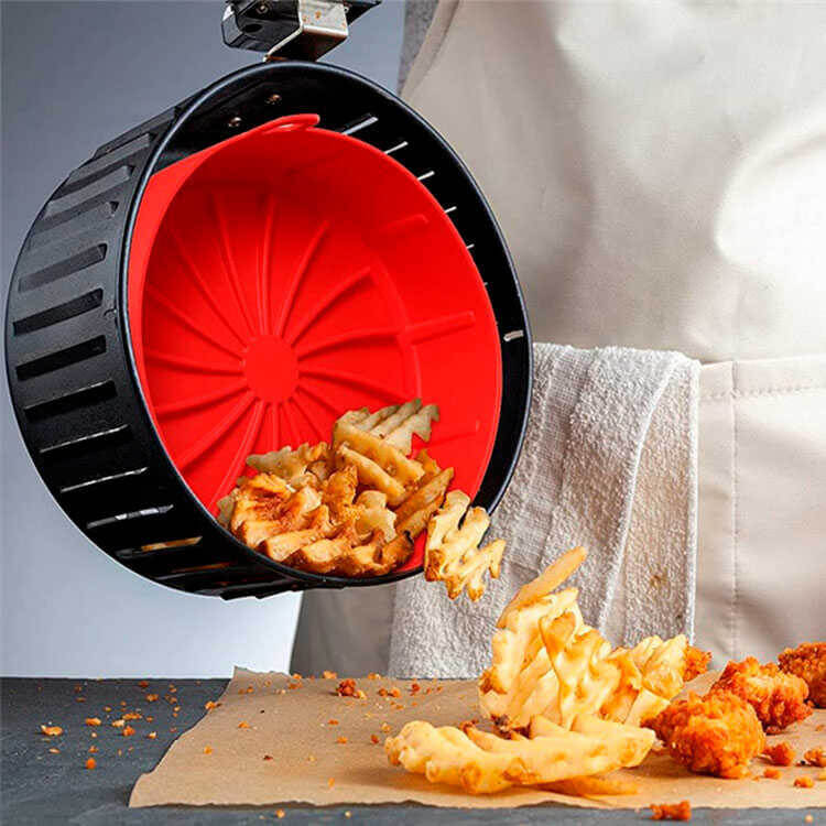 Molde De Silicona Redondo Para Air Fryer